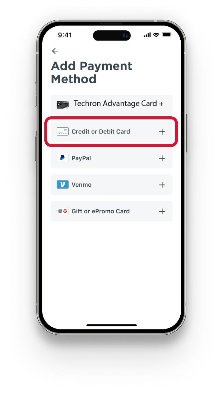 Step 2.1/ Continue to select type of  payment