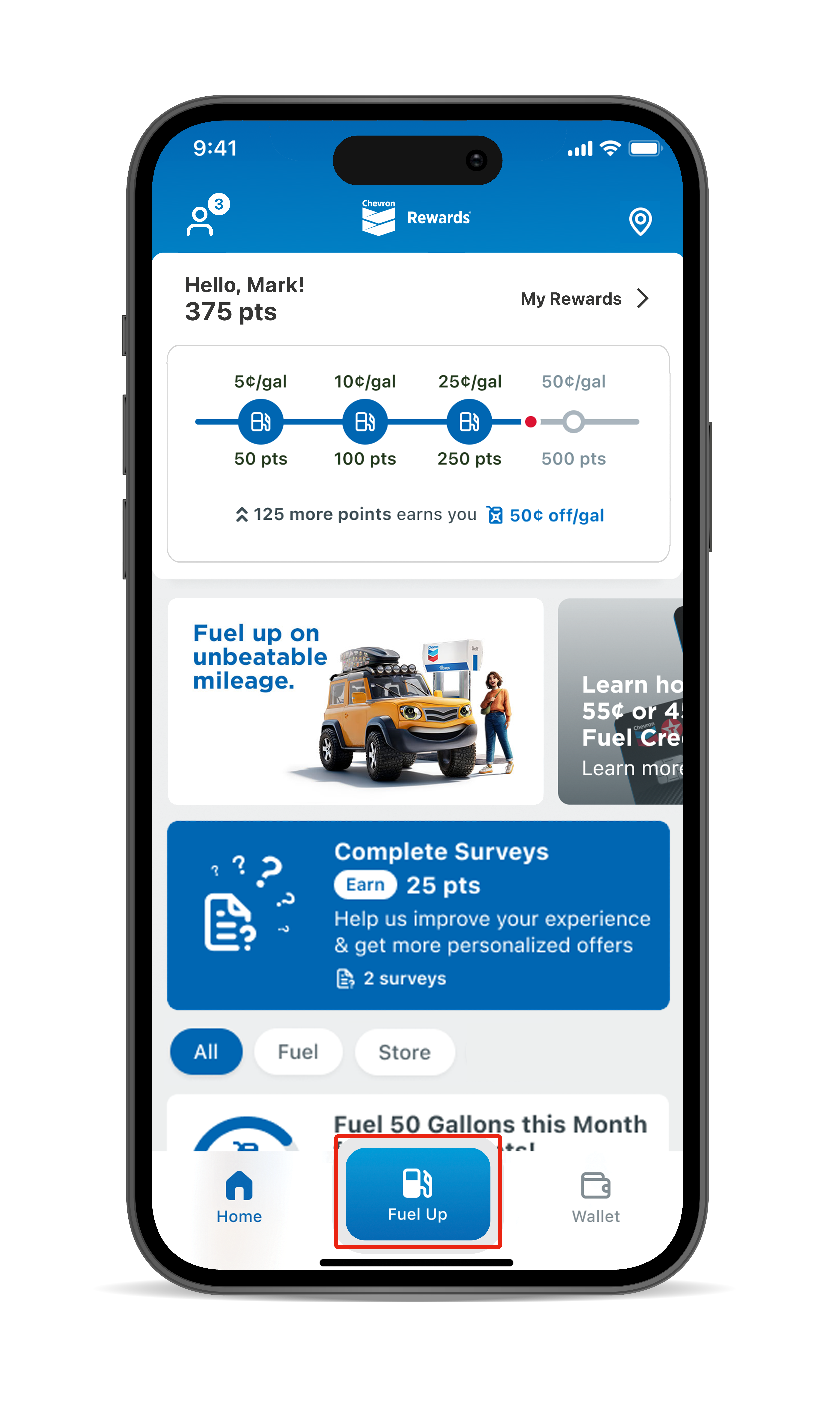 Enable location service on homepage