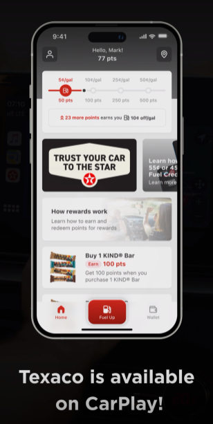 Texaco CarPlay video